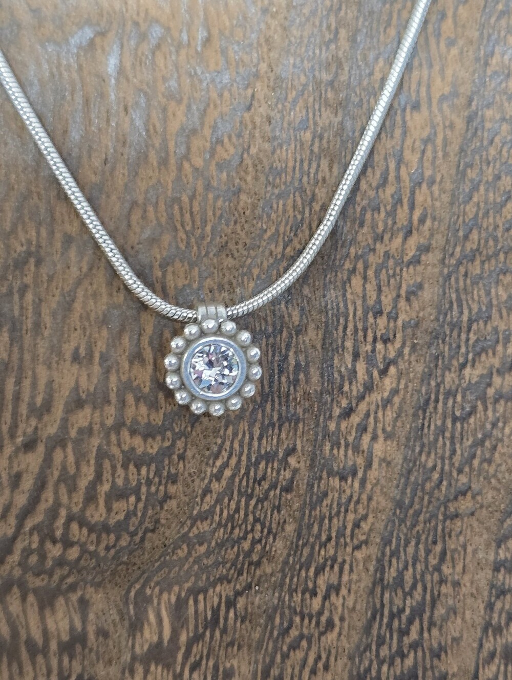 Brighton Twinkle Petite Crystal Necklace Silver JN3332 15"-17.5" - Picture 6 of 8
